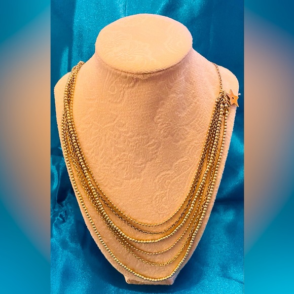 Beautiful Retro Dior long multi strand charm Necklace - Picture 1 of 6